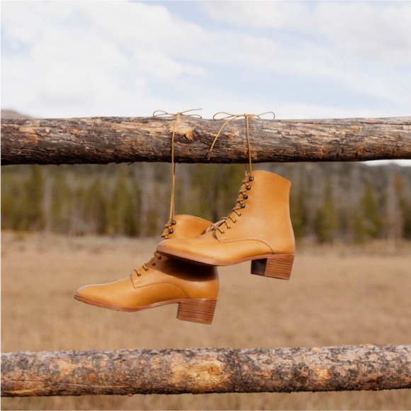 Christy Dawn Dawn Boots In Camel